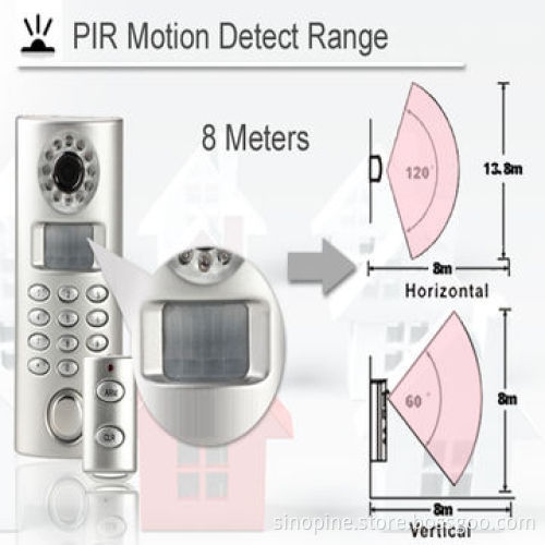 Wireless Auto Dial Solar Home Alarm with Video Recorder